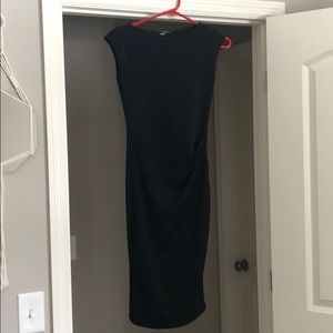 Figure flattering black dress